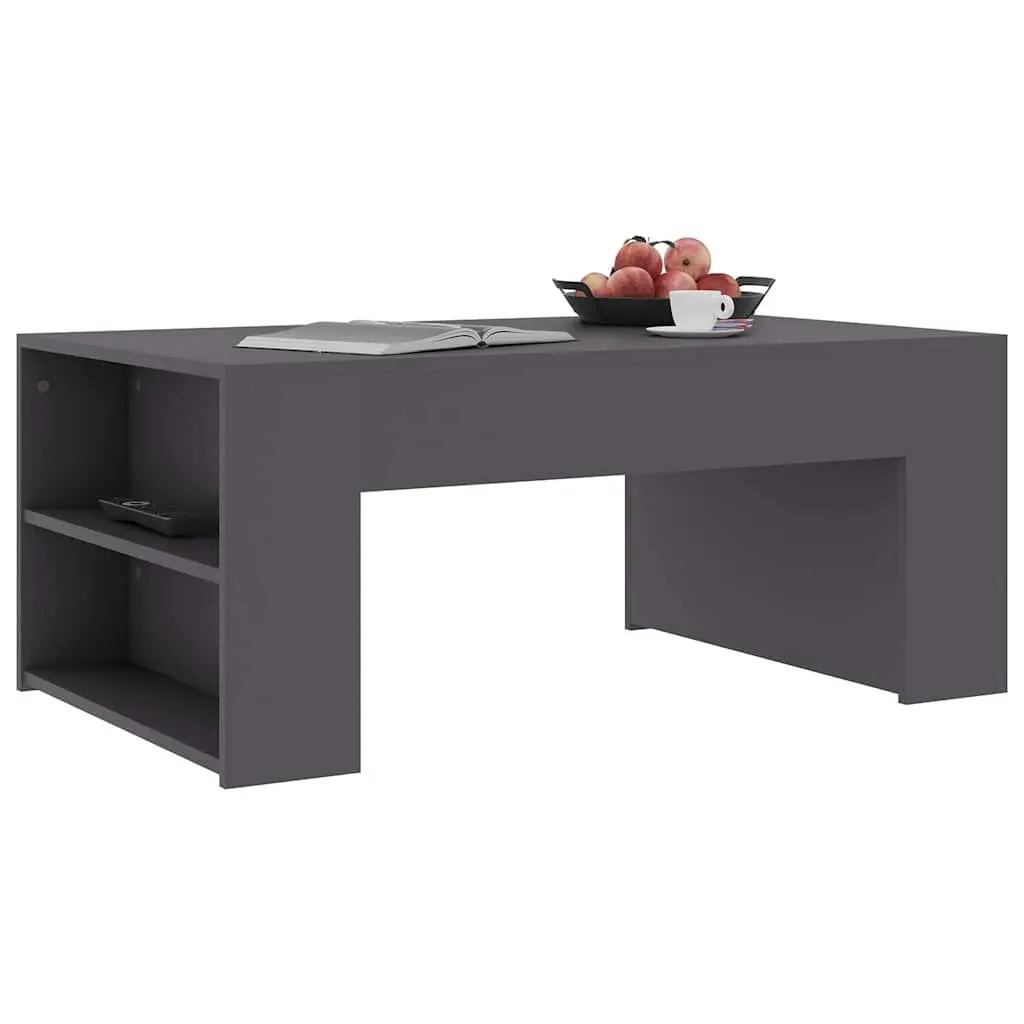Coffee Table 100x60x42cm Engineered Wood Grey Living Room Accent Furniture