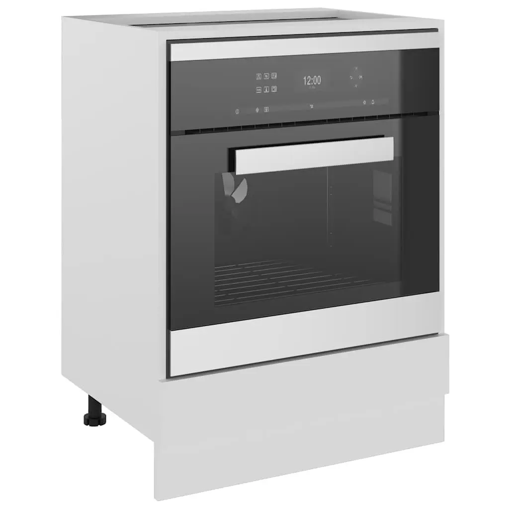 White Oven Cabinet for Kitchen Organization