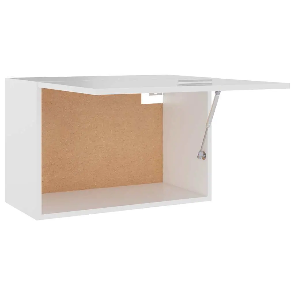 White Hanging Cabinet for Kitchen Use