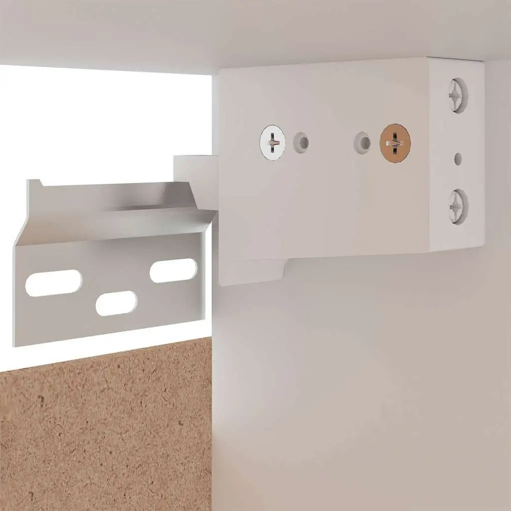 White Hanging Cabinet for Kitchen Use