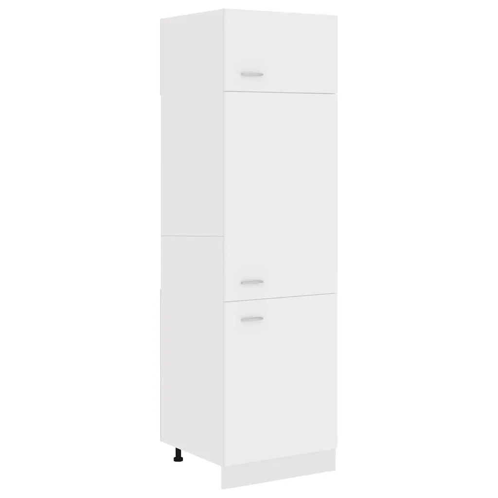 White Storage Cabinet for Kitchen Use