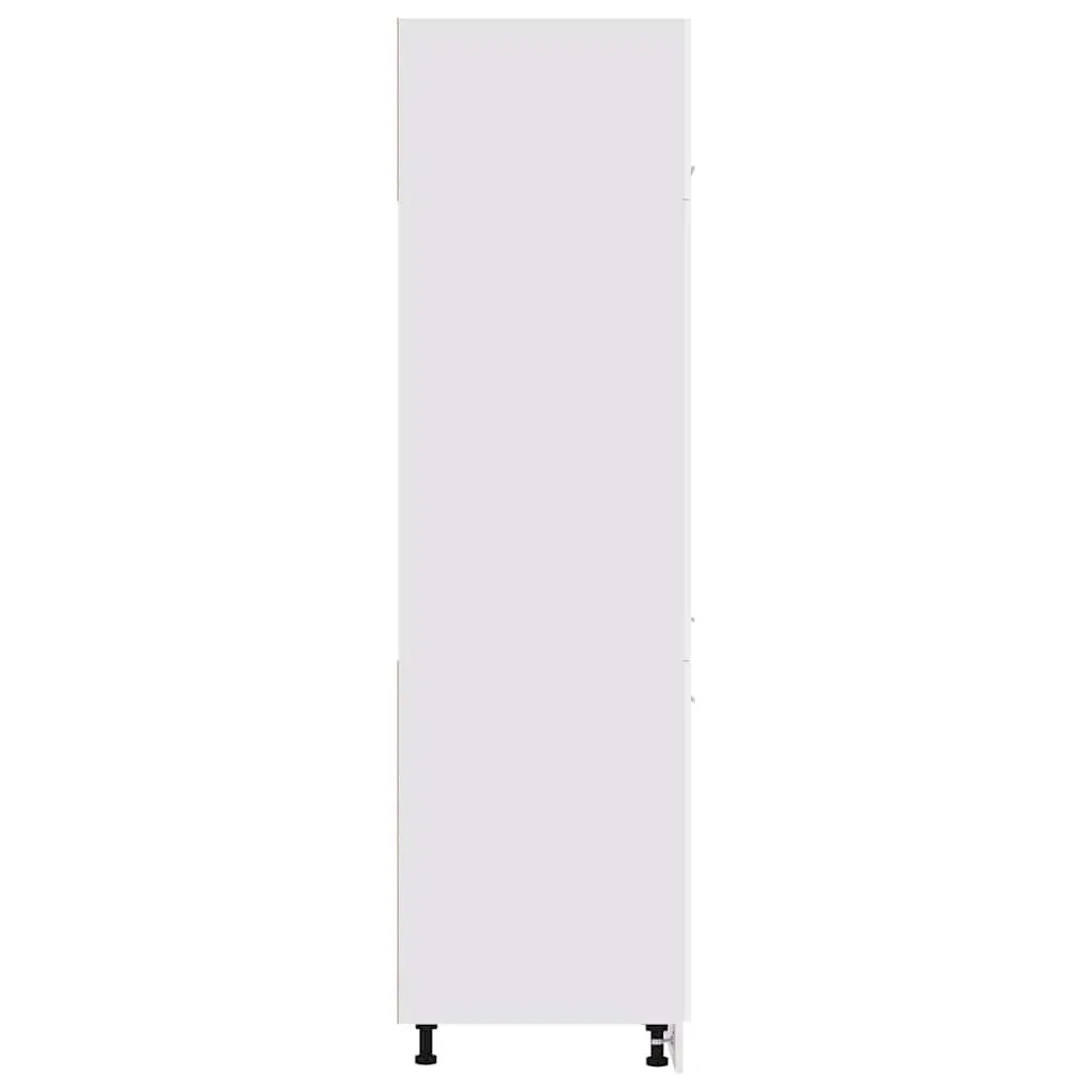 White Storage Cabinet for Kitchen Use