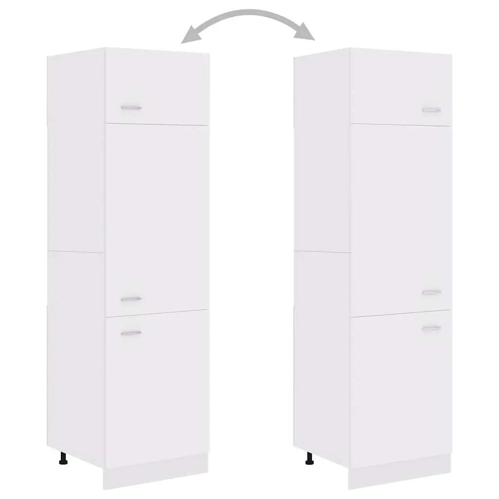 White Storage Cabinet for Kitchen Use