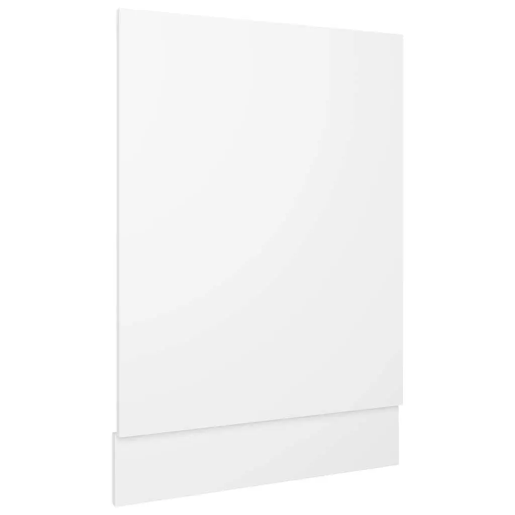 Dishwasher Panel Engineered Wood White 45cm x 3cm x 67cm Kitchen Cabinet Cover