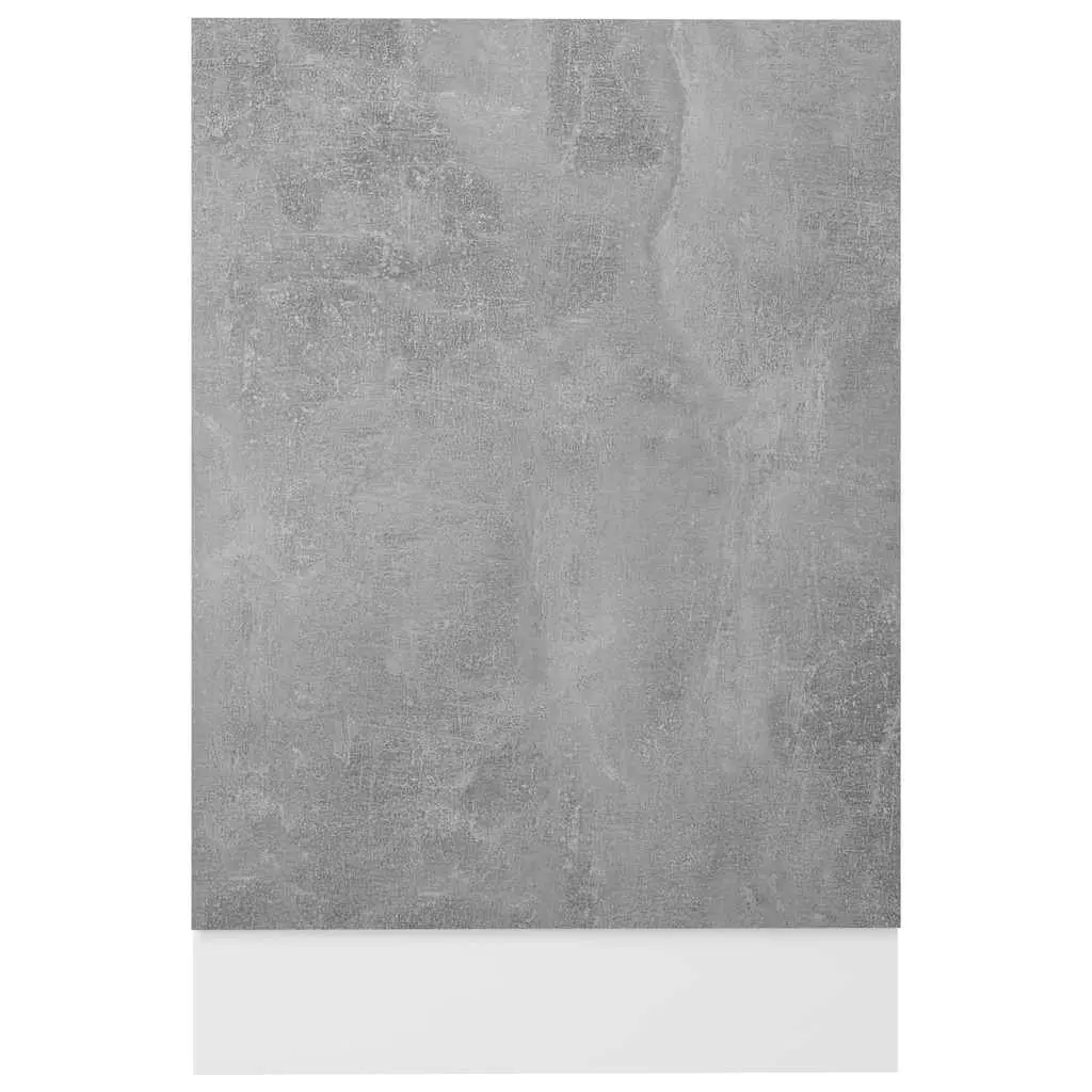 Grey Dishwasher Panel 45x3x67cm for Home Kitchens