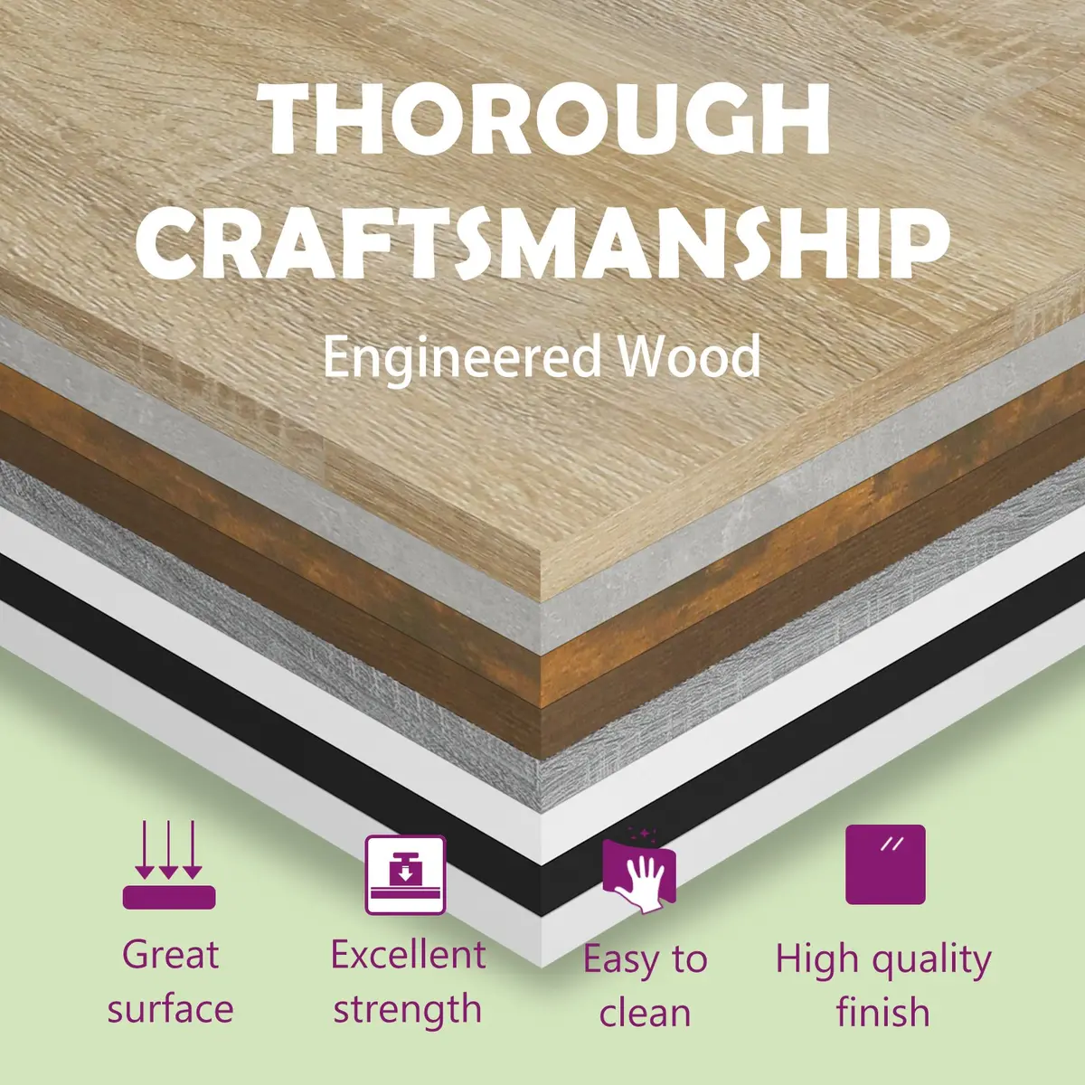 Dishwasher Front Cover Engineered Wood White 67cm Height 59.5cm Width Kitchen Cabinet Integration