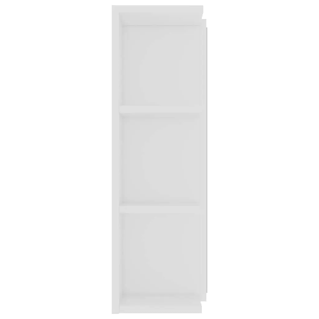 Bathroom Cabinet Engineered Wood Wall Mounted White 80 x 20.5 x 64 cm