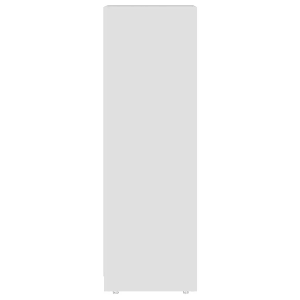 Bathroom Cabinet Engineered Wood 30x30x95 cm White Storage Cupboard Door Drawer