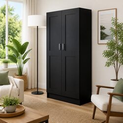 Ideal Storage Solution: Black Book Cabinet for Home