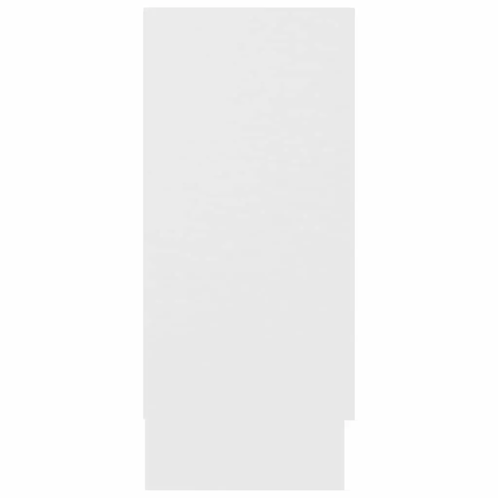 Sideboard Engineered Wood 120cm White 2 Doors 2 Compartments