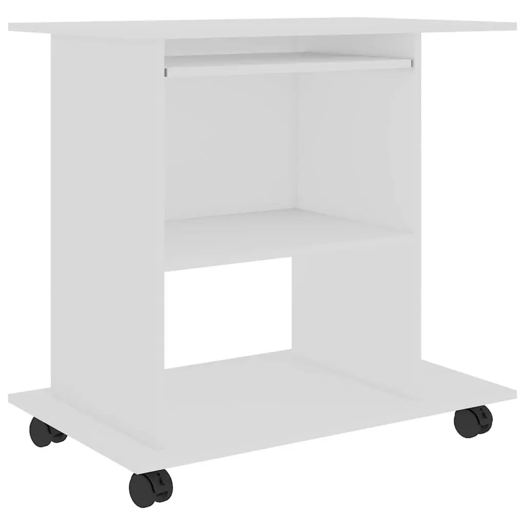 White Desk 80x50x75cm for Home Office