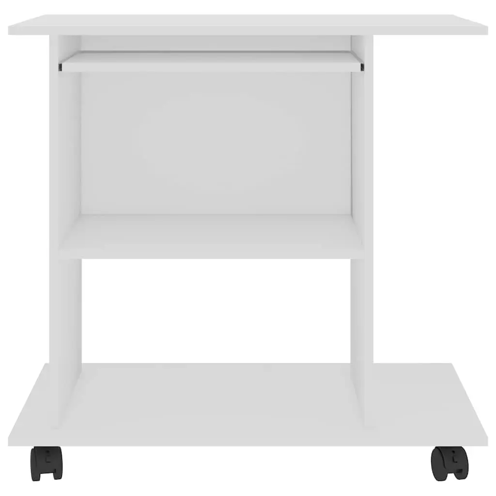 White Desk 80x50x75cm for Home Office