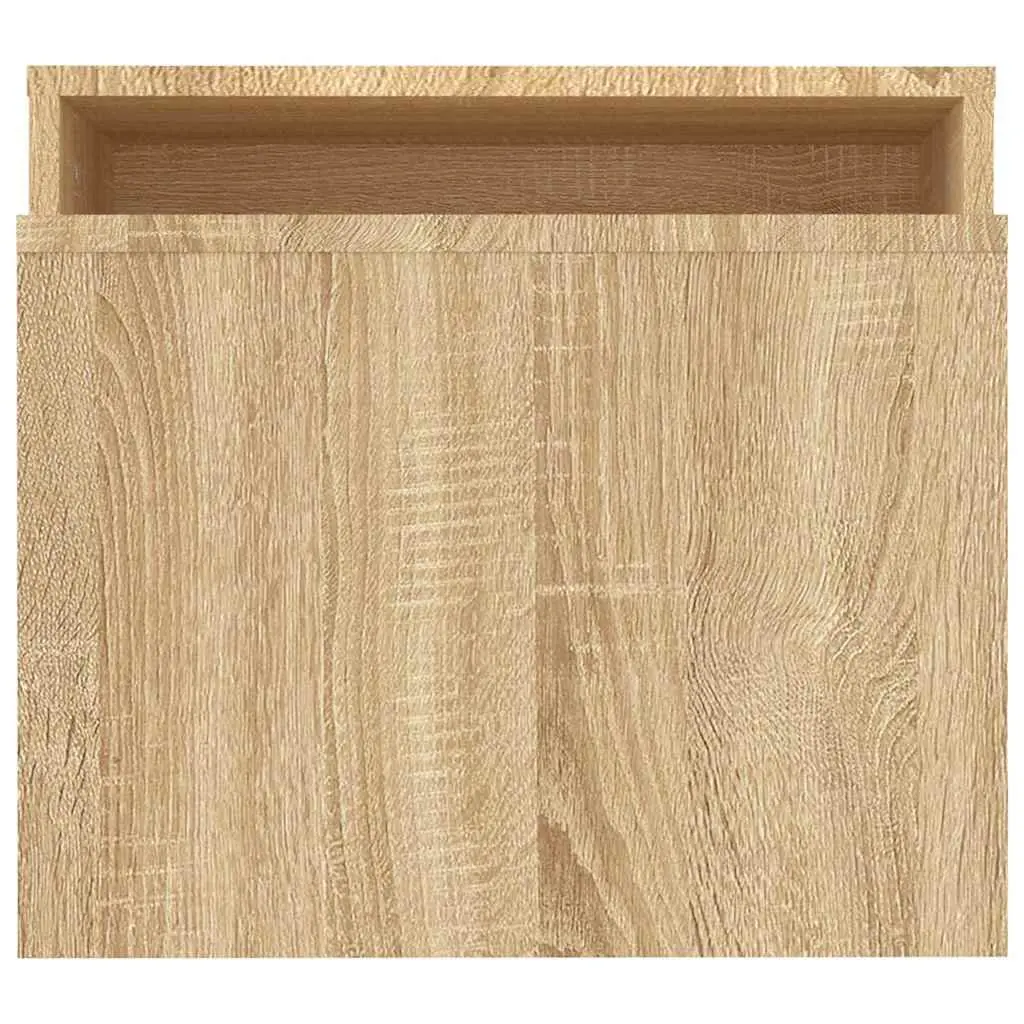 Nesting Coffee Table Set Brown Engineered Wood Space Saving Accent Tables