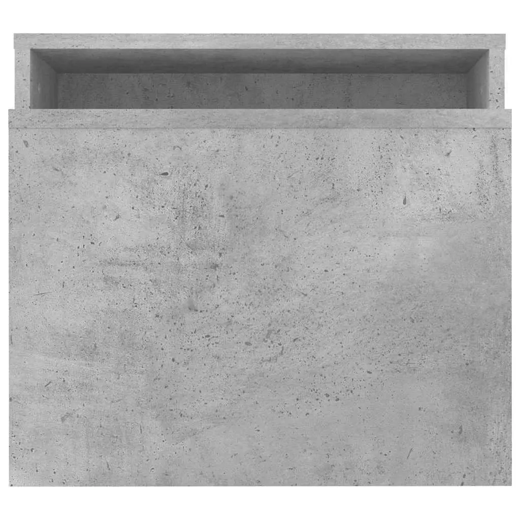 Nesting Coffee Table Set Engineered Wood Grey