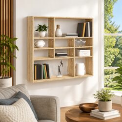 Functional Wall Shelf Display Unit for Any Room