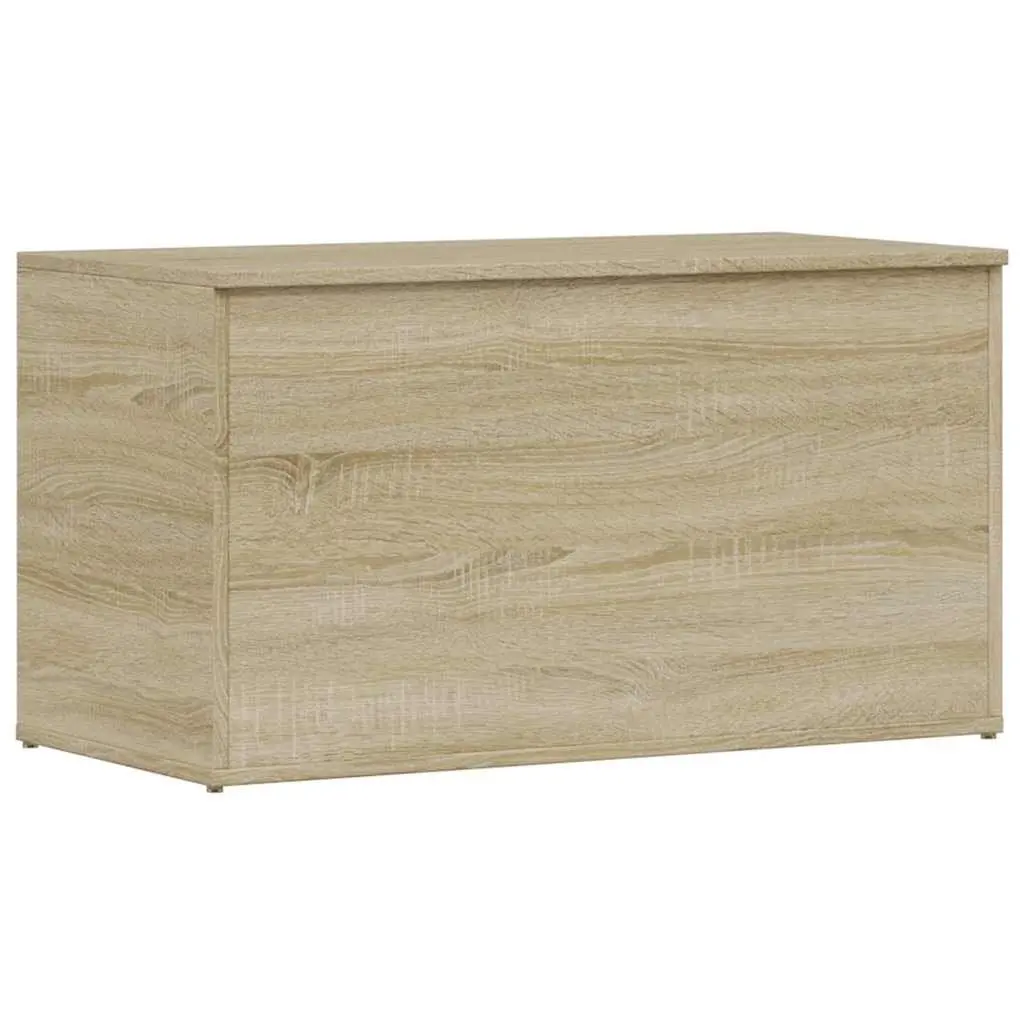 Storage Chest Wooden Organizer 84x42x46cm Brown