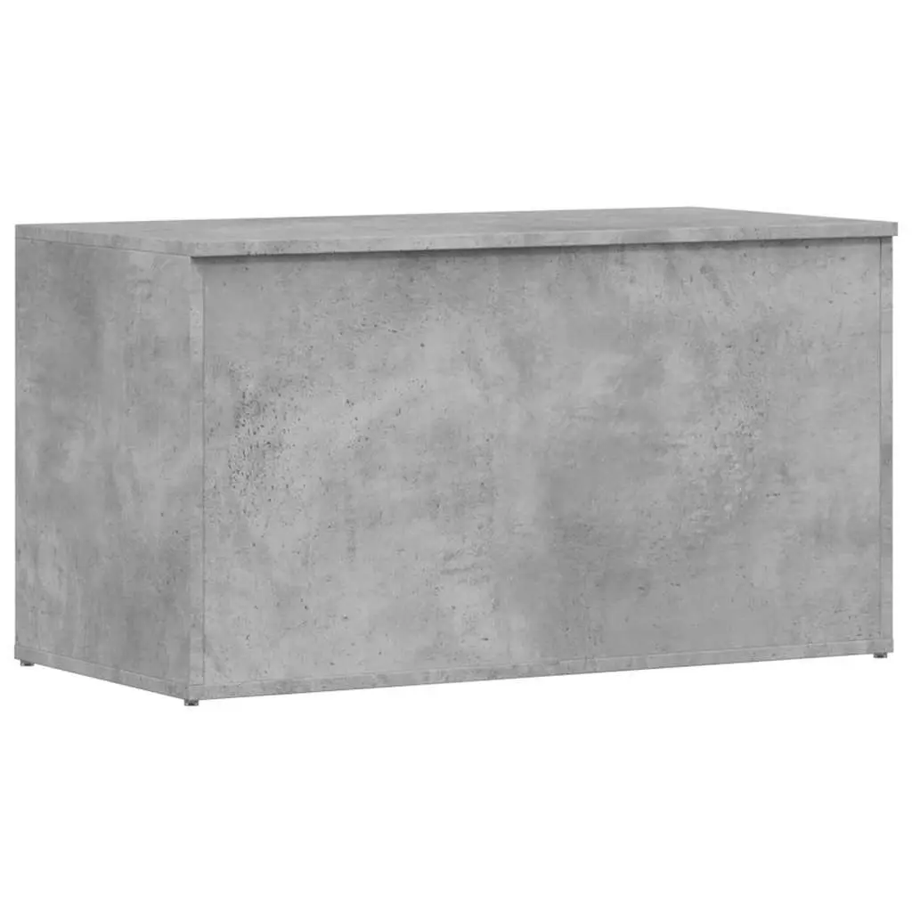 Storage Box Engineered Wood Grey 84x42x46cm Multifunctional Organizer for Bedroom Living Room