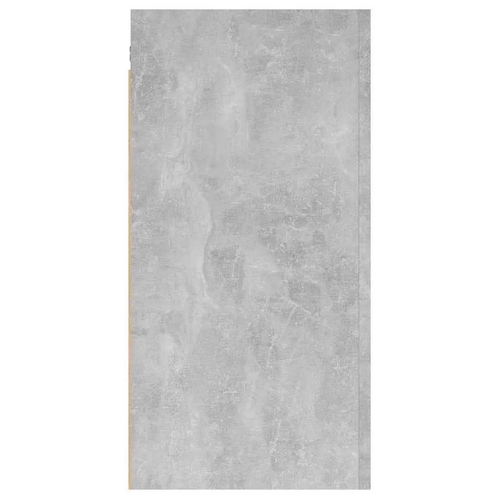 Wall-Mounted TV Cabinet Grey 2 Shelves Living Room Storage Unit Engineered Wood