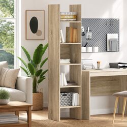 Practical Sonoma Oak Book Cabinet for Every Room