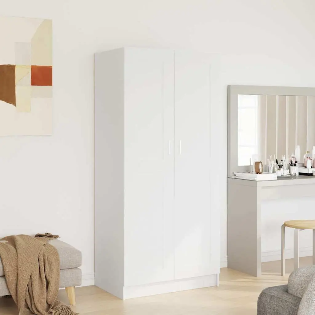 White Wardrobe for Bedroom Storage Needs