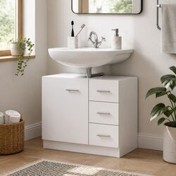 Versatile Bathroom Vanity Cabinet with Storage Drawers