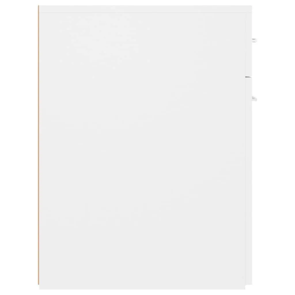 Apothecary Storage Cabinet Engineered Wood White 20x45.5x60cm Home Organiser