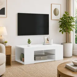 Versatile TV Cabinet with LED Lights for Any Room