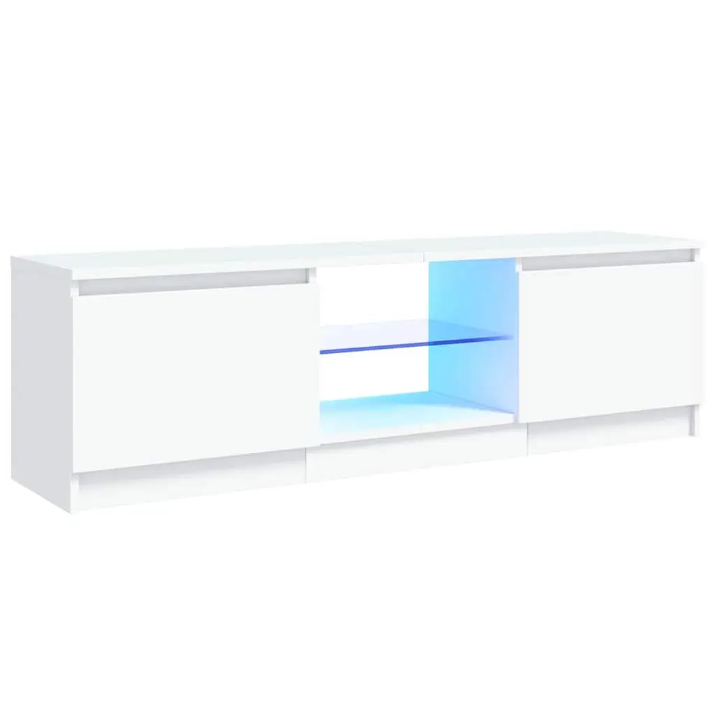 TV Cabinet Modern White 120x30x36cm