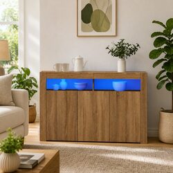 Functional Sideboard with RGB Lighting for Every Room