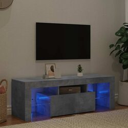 Functional Grey TV Cabinet for Media Devices and Entertainment