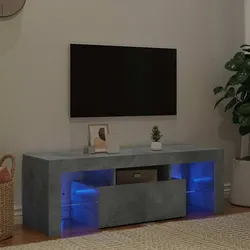 Functional Grey TV Cabinet for Media Devices and Entertainment
