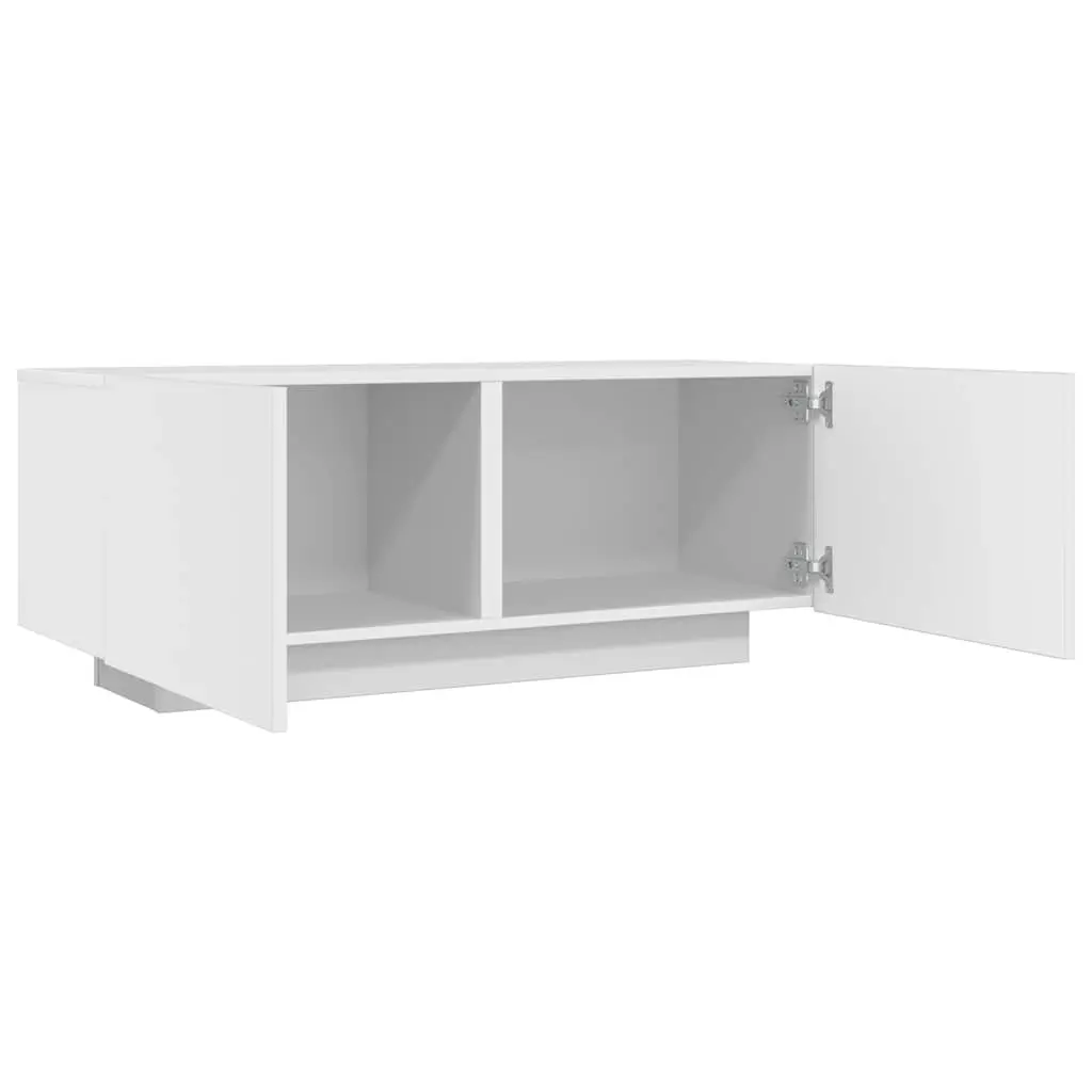 TV Cabinet Engineered Wood 100x35x40 cm White Media Unit Storage Organiser