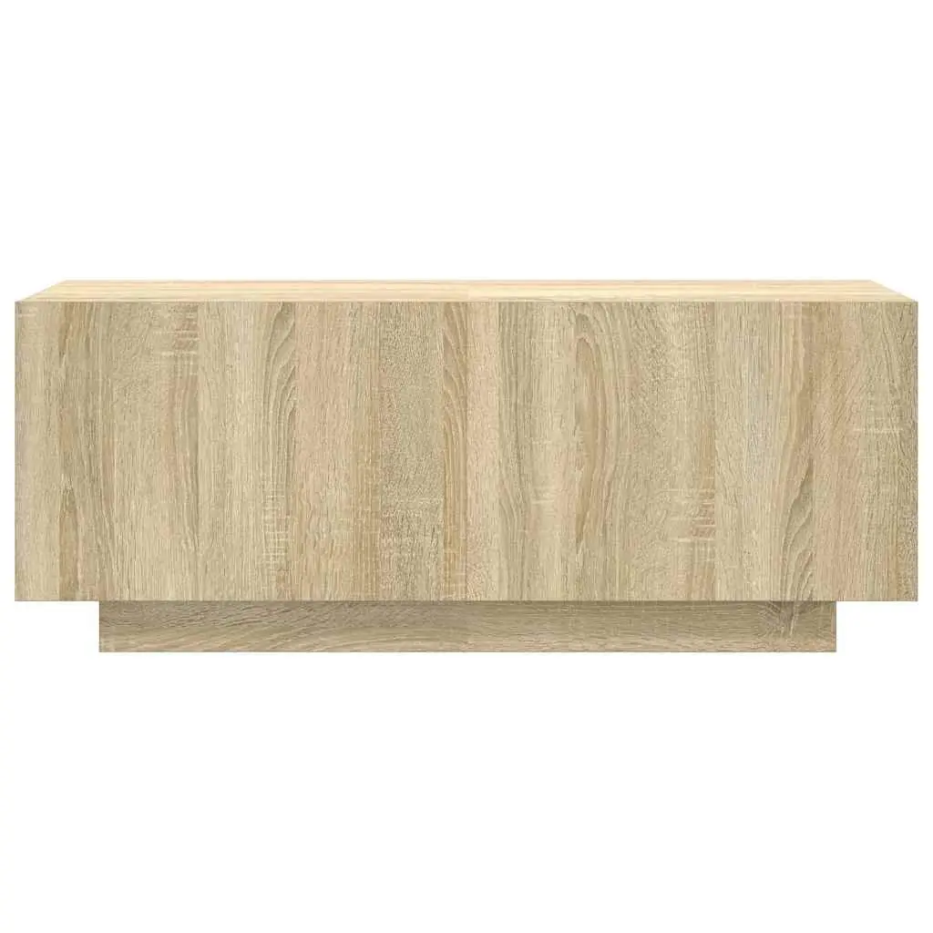 TV Cabinet Unit Engineered Wood 100cm Brown Sonoma Oak Media Storage Furniture