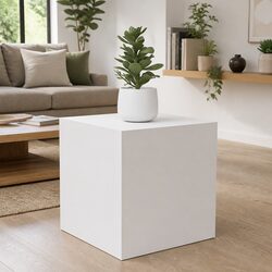 Wall Mounted TV Cabinet Set 2 Pieces White Storage Unit Floating Shelf