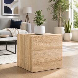 4-Piece Wall-Mounted Cabinet Set in Sonoma Oak