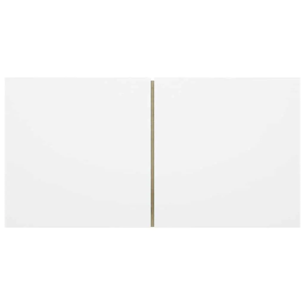 Hanging TV Cabinet White Sonoma Oak Wall Mount Modern Living Room Storage Unit