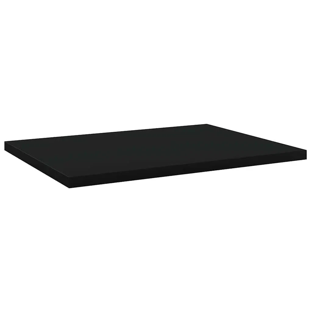 Bookshelf Boards Engineered Wood 40x30x1.5 cm Black 4 pcs