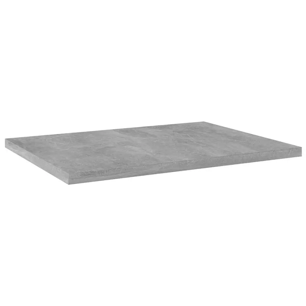Bookshelf Boards Engineered Wood 40x30x1.5 cm Grey 4 pcs