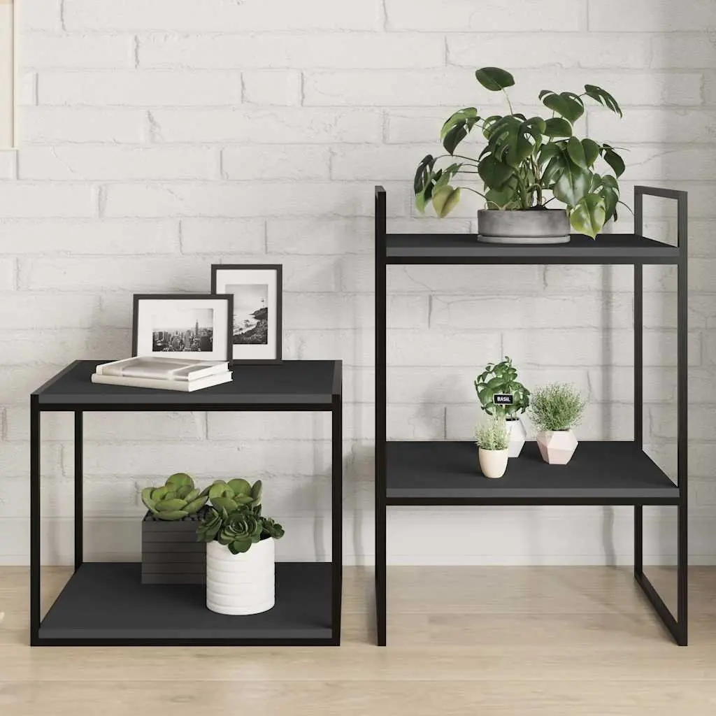 Bookshelf Boards Engineered Wood 40 x 50 x 1.5 cm Grey 4 Pieces Floating Shelves Storage Organization Wall