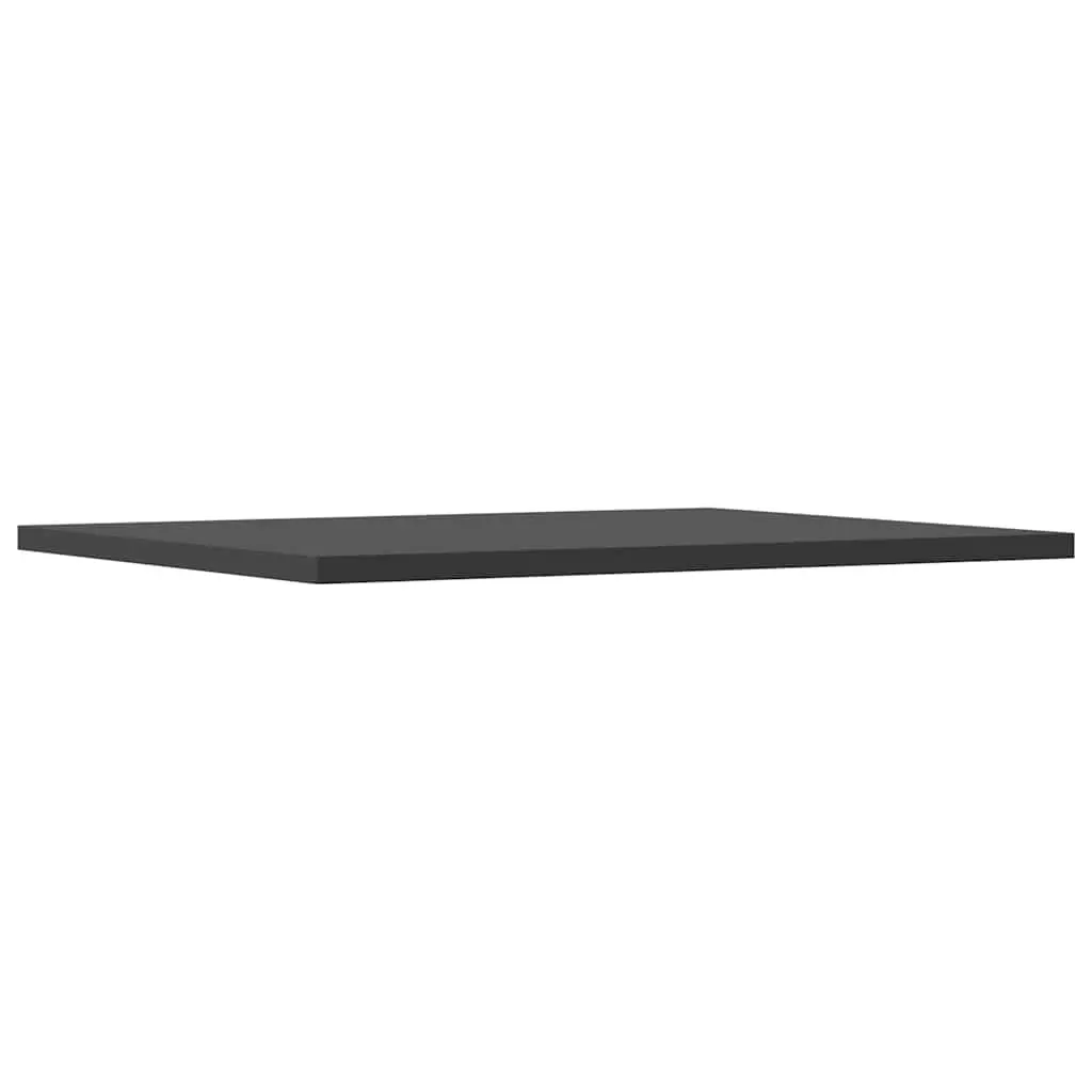 Bookshelf Boards Engineered Wood 40 x 50 x 1.5 cm Grey 4 Pieces Floating Shelves Storage Organization Wall