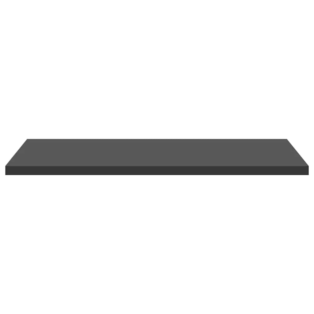 Bookshelf Boards Engineered Wood 40 x 50 x 1.5 cm Grey 4 Pieces Floating Shelves Storage Organization Wall