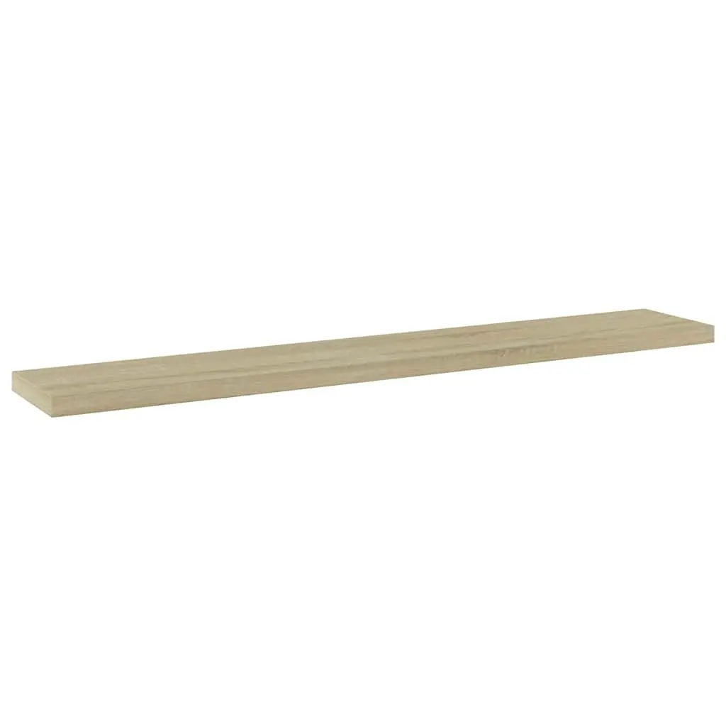 Bookshelf Panels Engineered Wood Brown 60x10x1.5cm 4 Piece Storage Boards