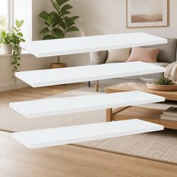 Versatile White Bookshelf Boards for Any Room