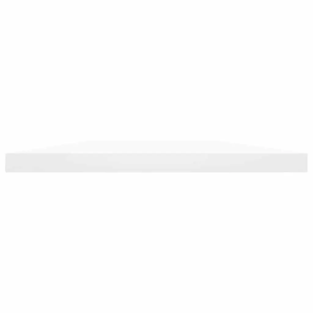 Bookshelf Storage Boards Engineered Wood White Set of 8 60x20x1.5 cm Easy to Clean