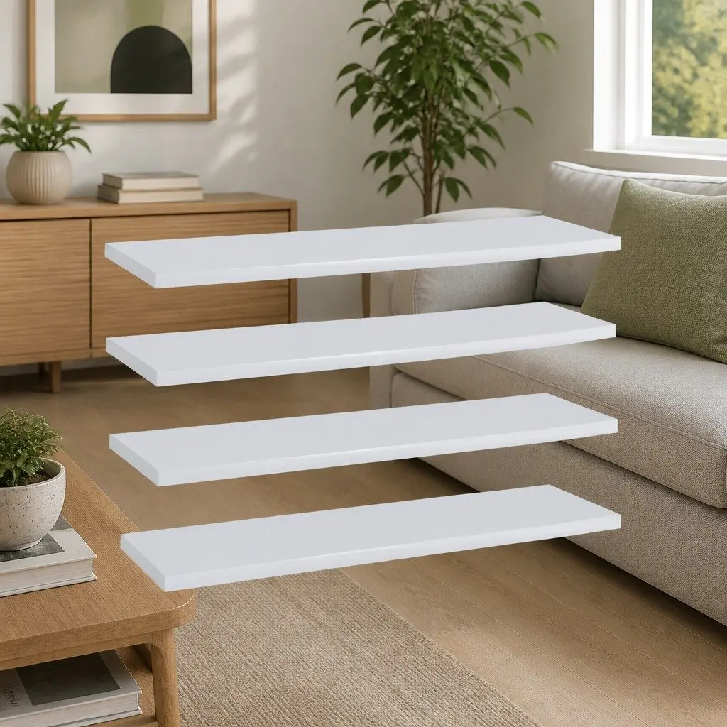 4-Piece Bookshelf Board Set for Home Use