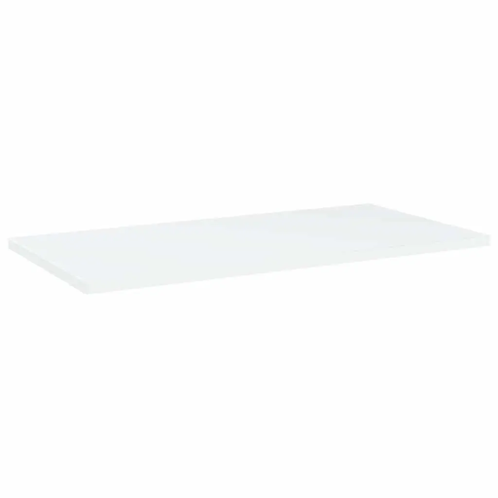 Bookshelf Boards Engineered Wood Storage Shelves White 60x30x1.5 cm 4 Piece