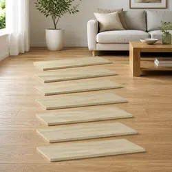 Practical 8-Piece Sonoma Oak Shelving for Your Home