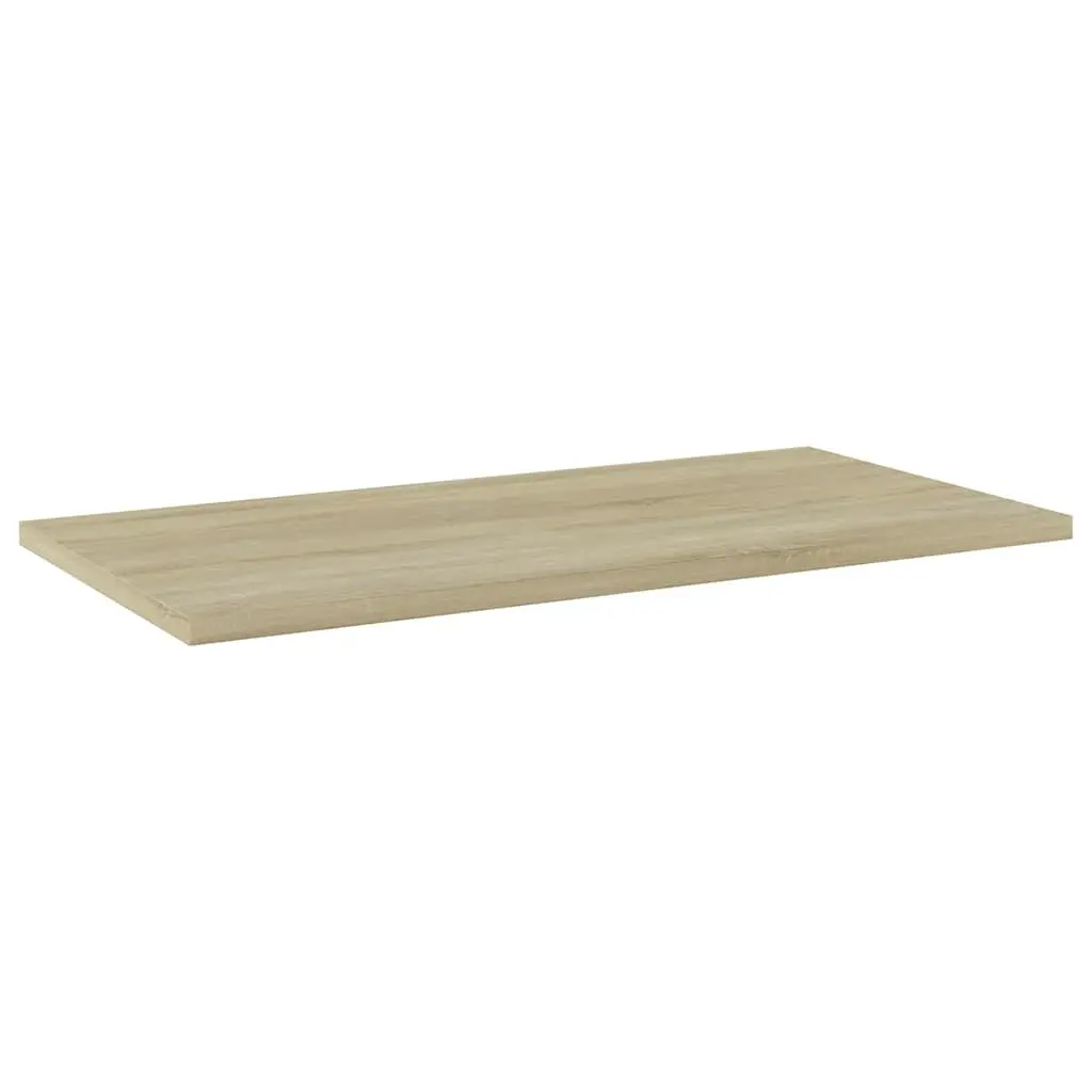 Bookshelf Boards 8 pcs Sonoma Oak Shelving Storage Panels Wall Mounted Wood