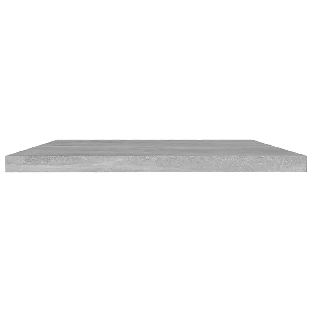 Bookshelf Boards Engineered Wood Storage Shelving 60x30x1.5cm Concrete Grey 4 Piece
