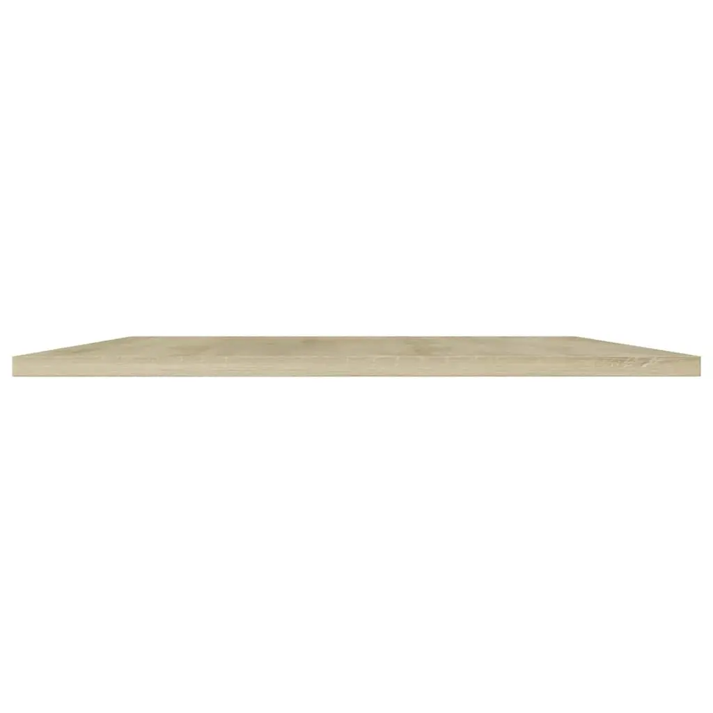 Floating Bookshelf Boards Engineered Wood 60x50cm Brown 4 Piece